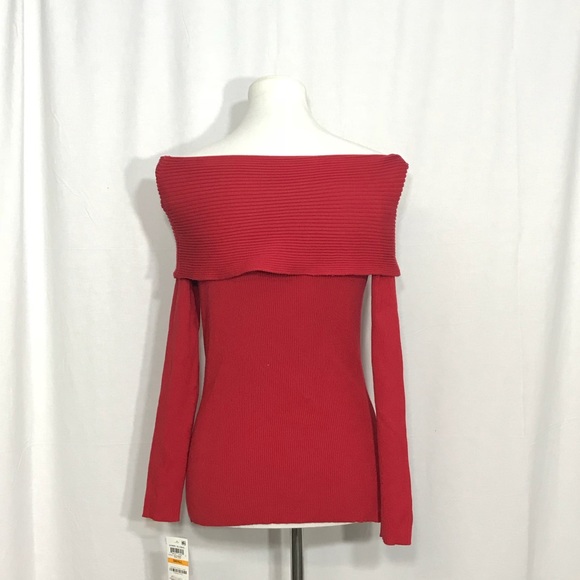 INC International Concepts Sweater XL Red NEW - Picture 7 of 7