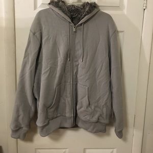 Mens rabbit fur sweater