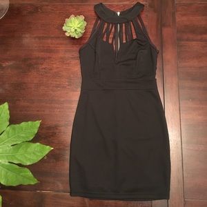 Sexy Little Black Cocktail Dress