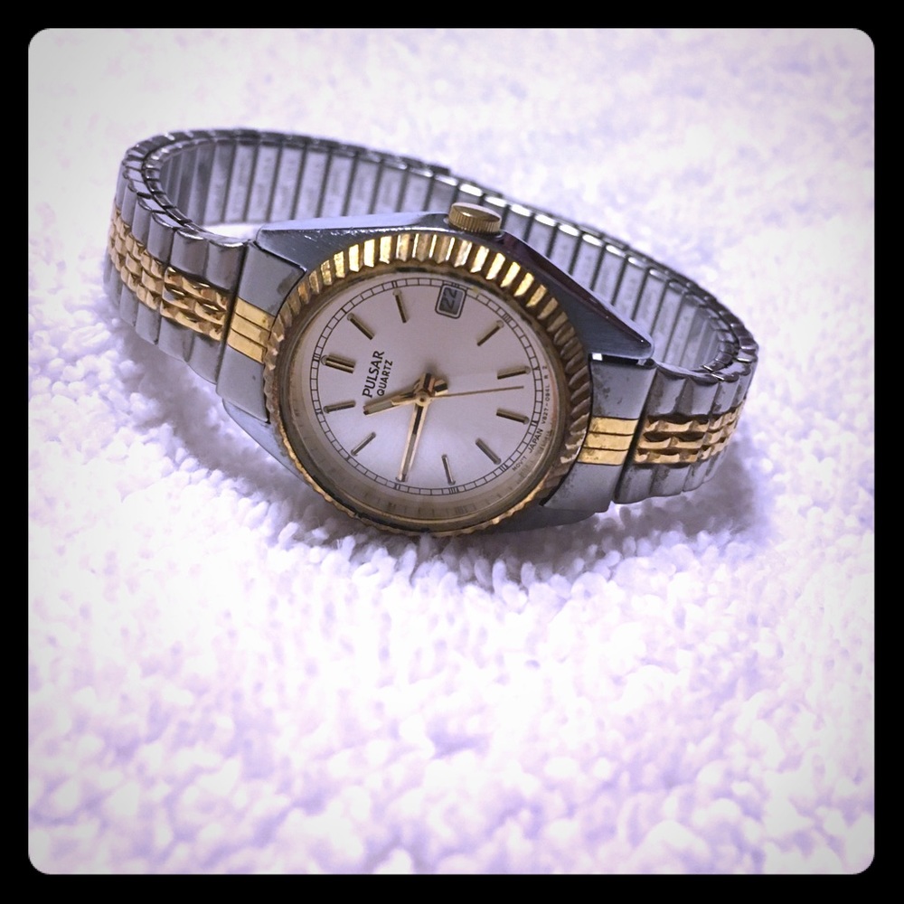 New Women’s Two Tone Pulsar Watch
