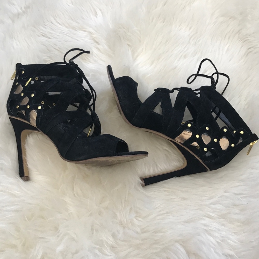 Dolce Vita “Safia” black Suede Heels