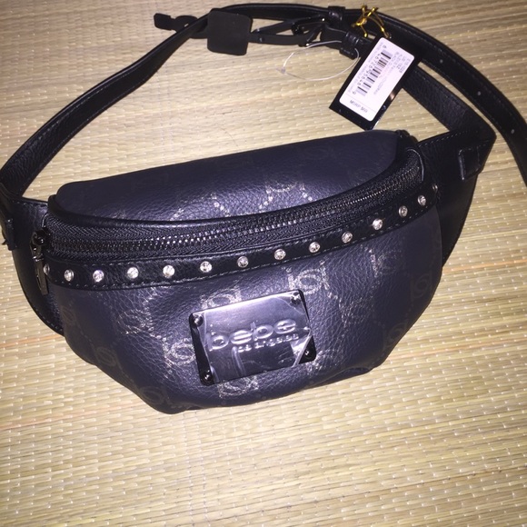 black bebe fanny pack