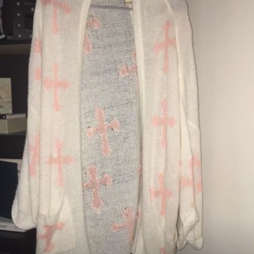 Wildfox cross cardigan