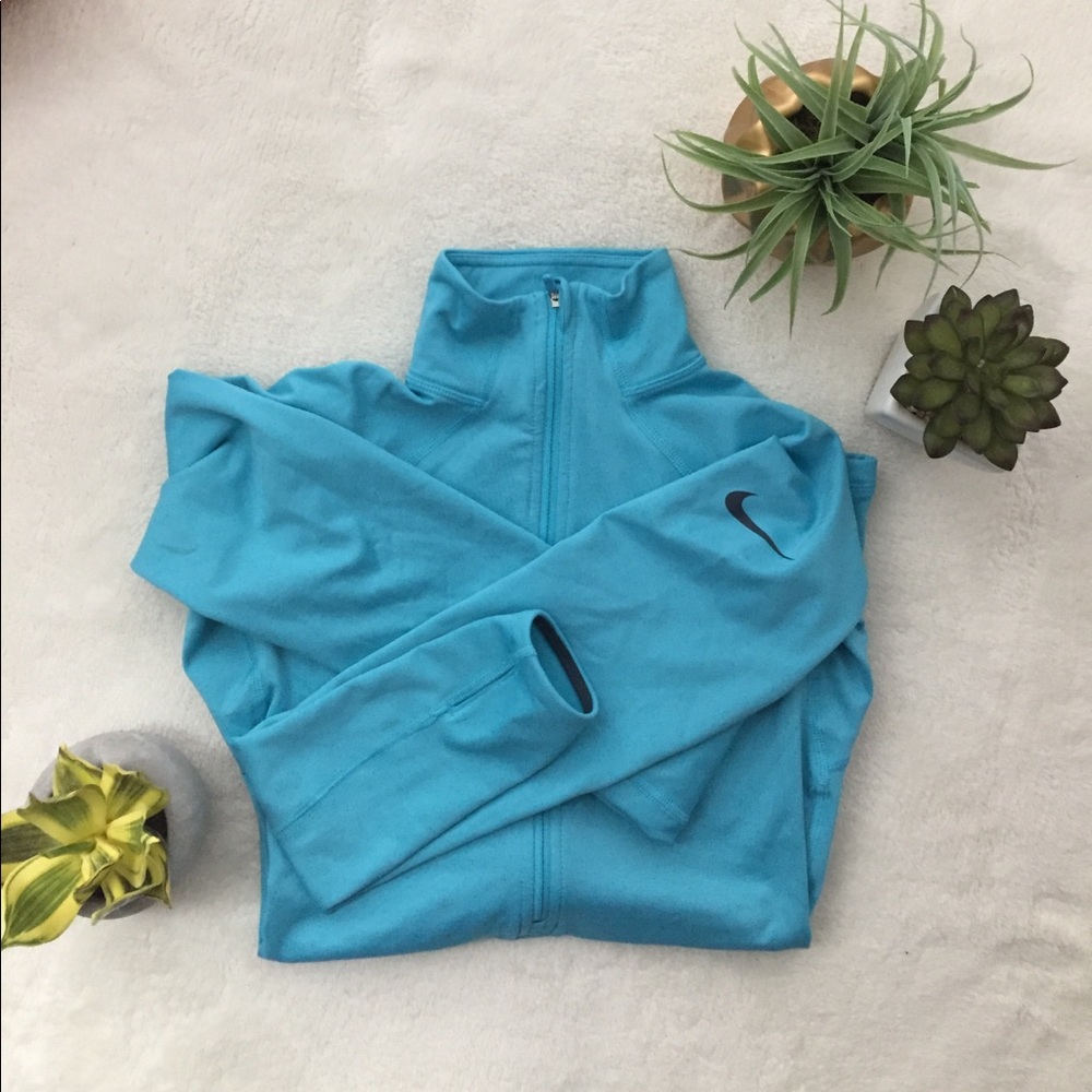 Teal Nike Half Zip. Dry Fit. OFFERS WELCOME