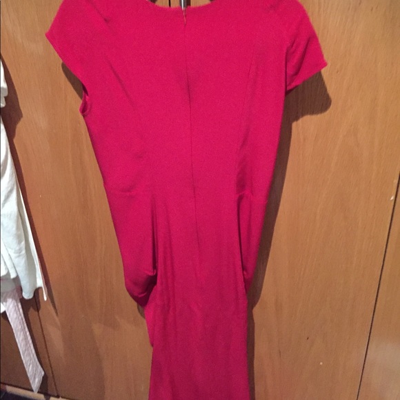 Red/ wine evening dress - Picture 3 of 5