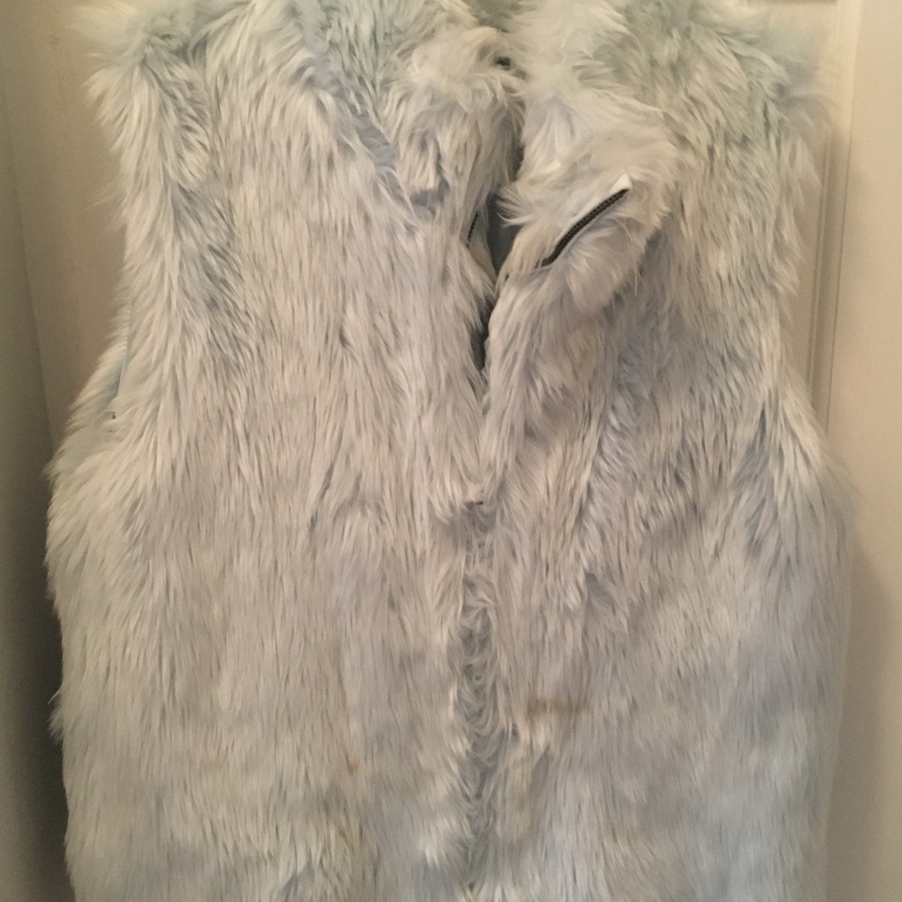 Faux fur vest