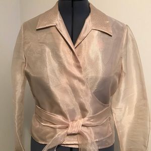 Ronni Nicole Sheer Rap Blouse