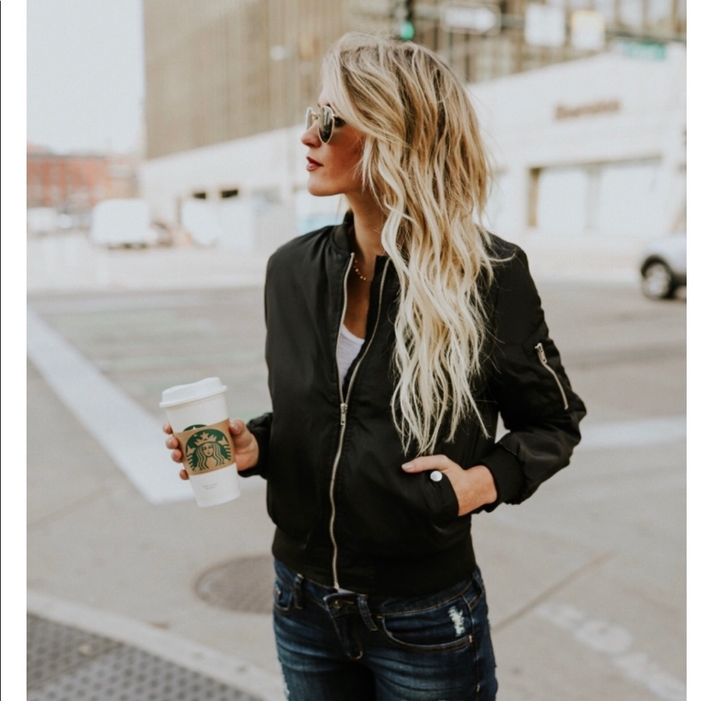 Vici Black Bomber Jacket