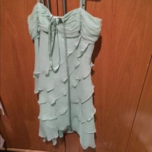 Light green / mint Color cocktail dress