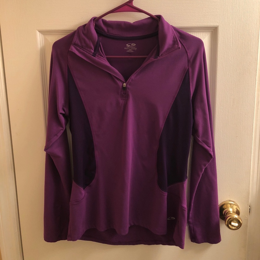 Purple Quarter Zip