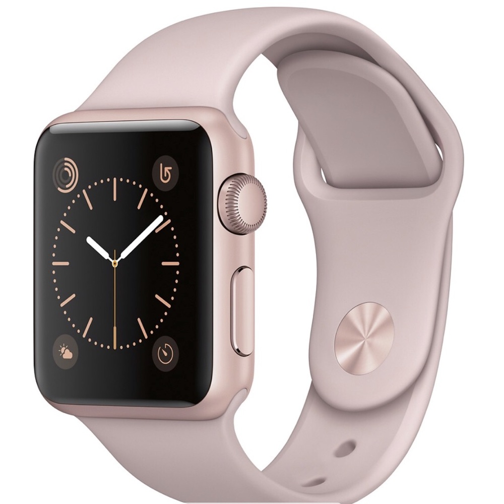 Apple Watch Series 1 38mm Rose Gold w/ Pink Band