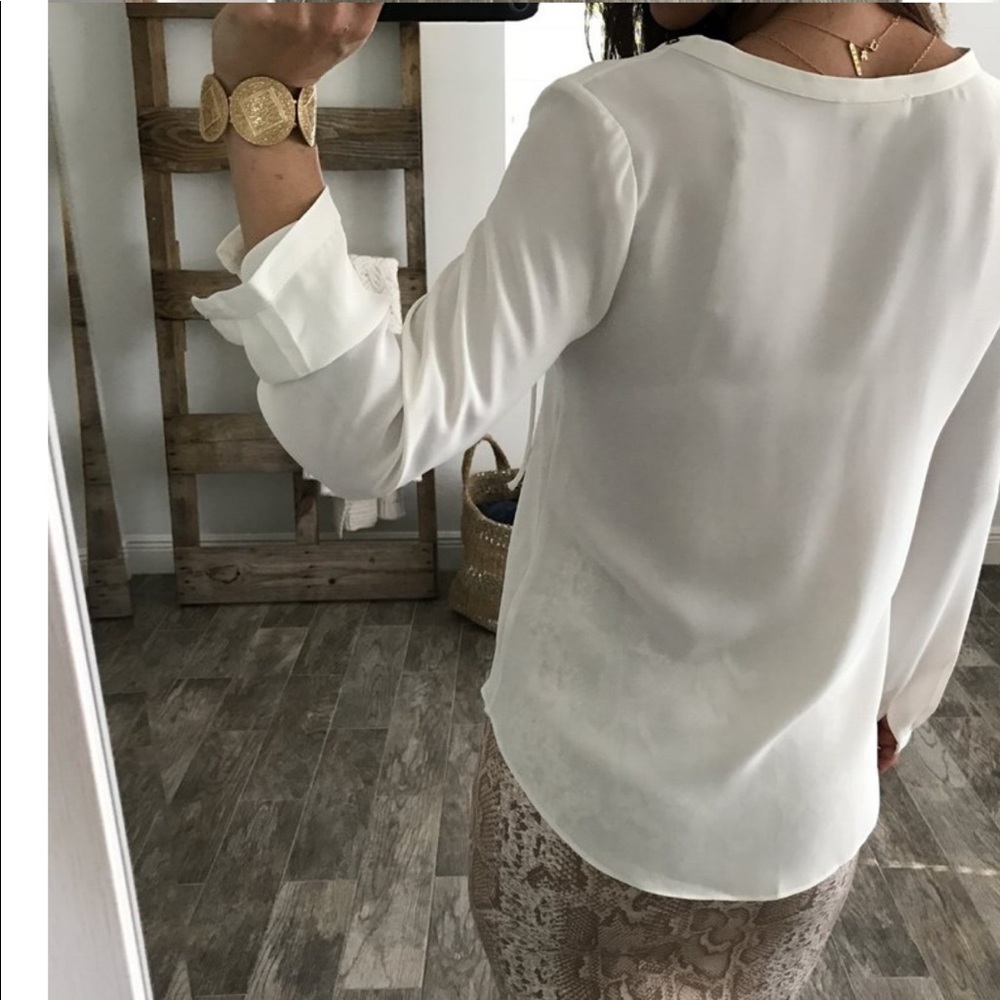 🖤Last one🖤Lace up ruffle blouse - Picture 5 of 6