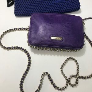 Rebecca Minkoff crossbody/clutch lizard with studs
