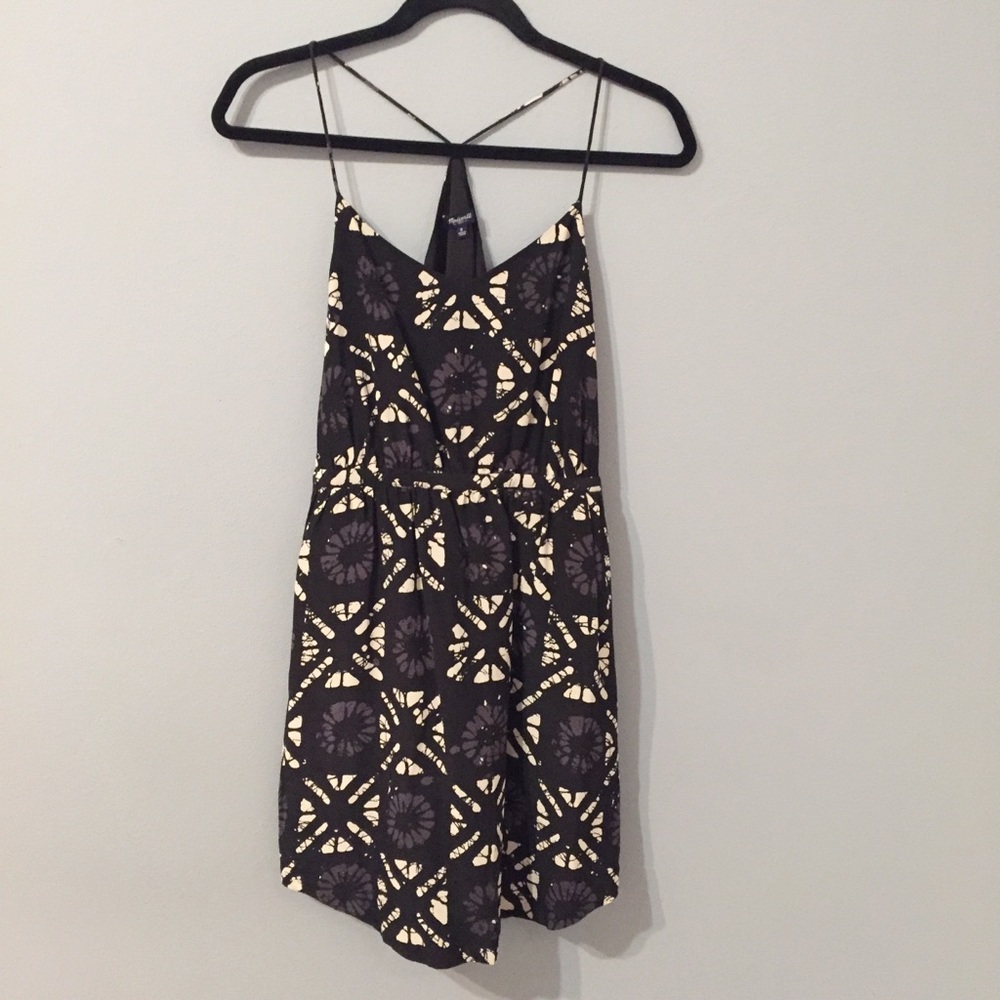 Madewell Silk Dress in a Tribal Print