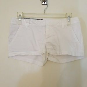 White short shorts