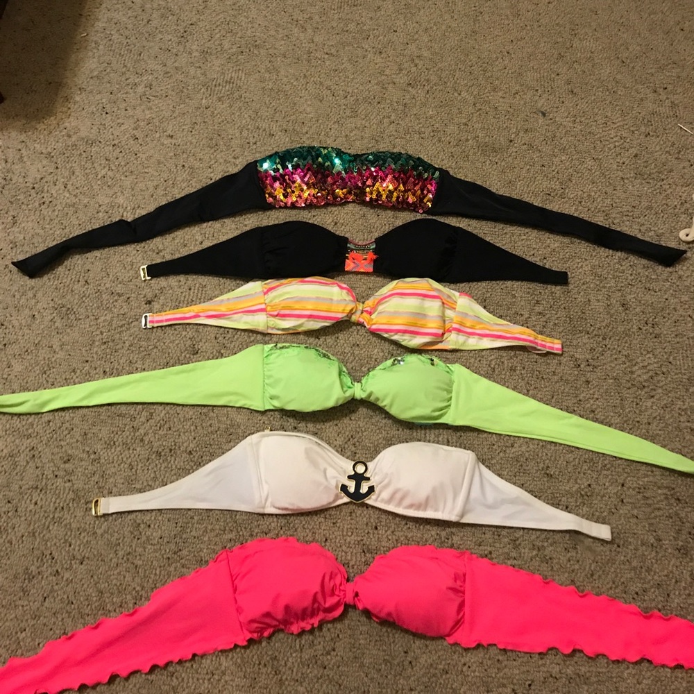 6 bandeau swim tops