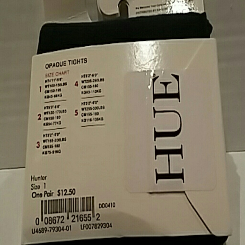 Women's HUE OPAQUE TIGHTS 1 pair