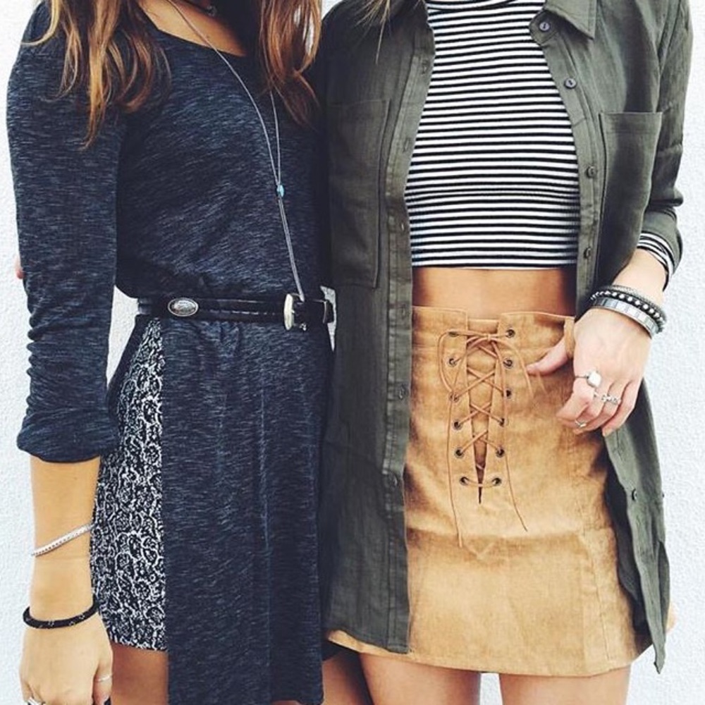 NWT LF Tan Skirt