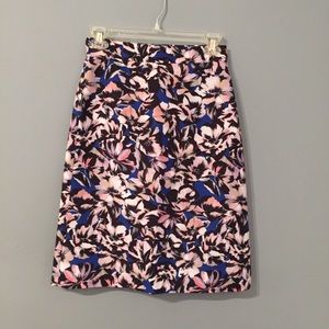 J. Crew Floral Skirt