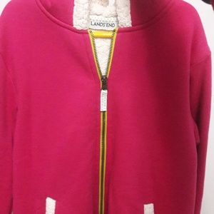 Girls sherpa lined winter jacket