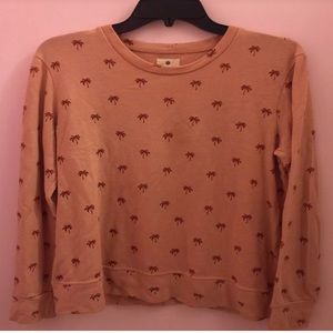 Sundry Nordstrom palm tree sweater