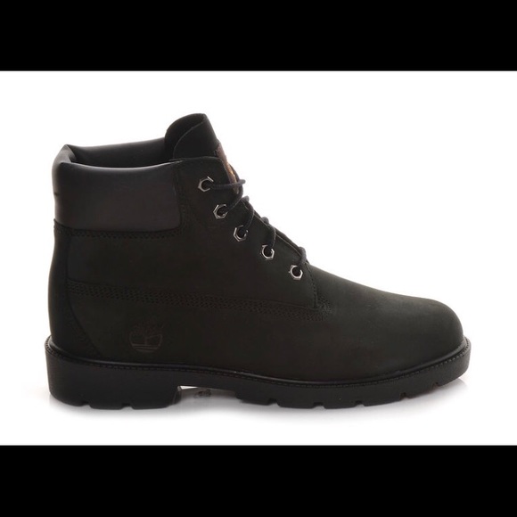 All Black Timberlands. Good Condition - Picture 2 of 5