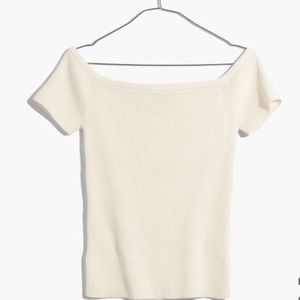 Madewell off-the-shoulder sweater
