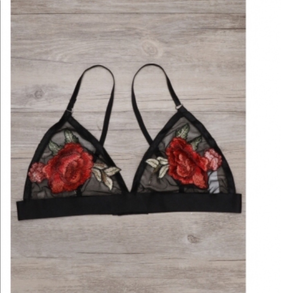 🌿SHEER FLORAL BRALETTE🌿 1 LEFT!