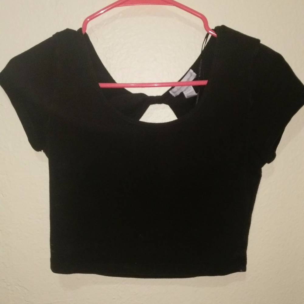 Forever 21 Black Crop Top