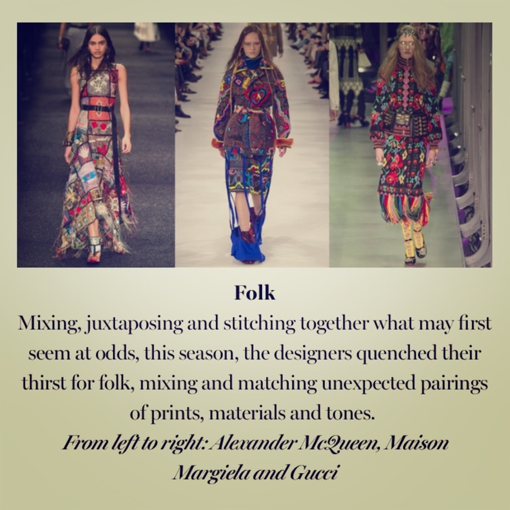 Vogue Hot trend for Winter 2018