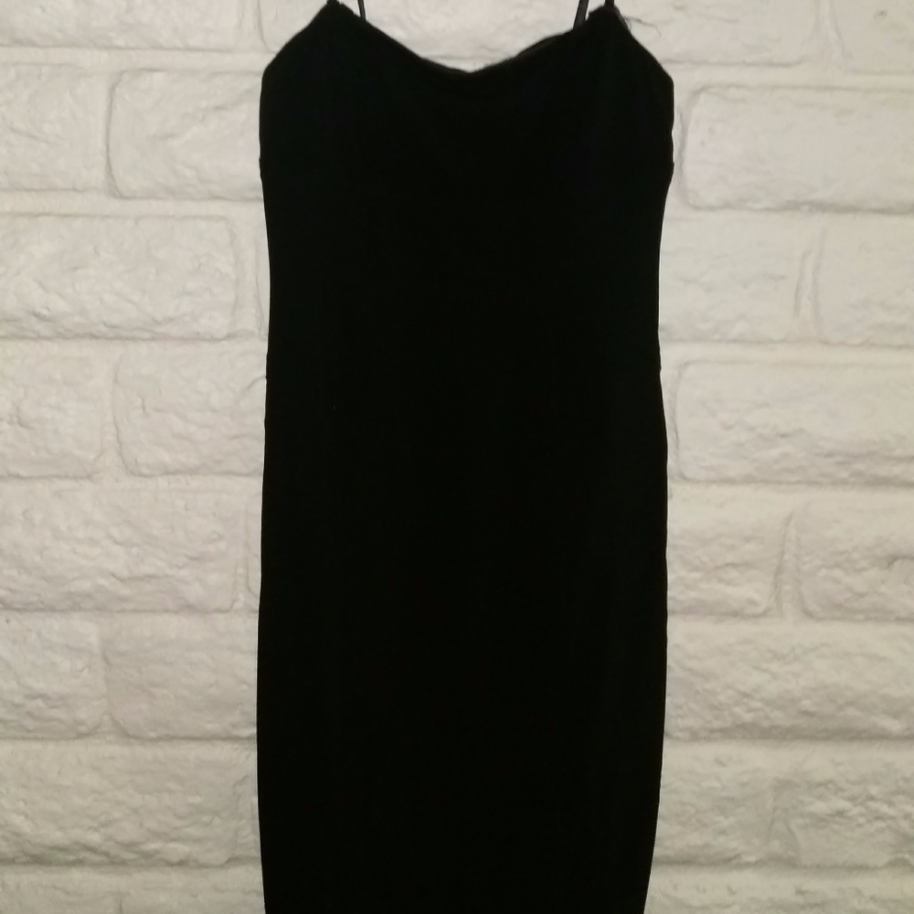 Max Azria Strapless Dress in Black