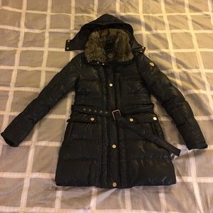 Vince Camuto Navy Down Coat