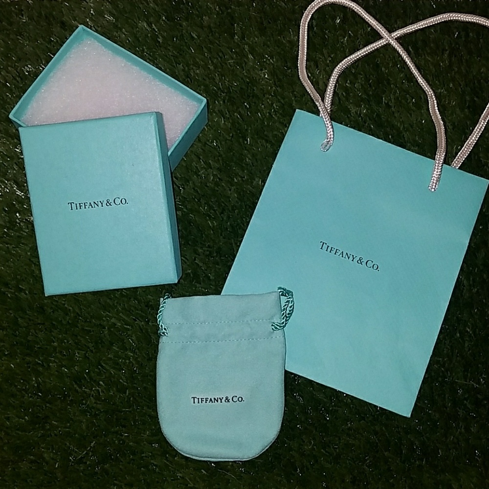 Tiffany & Co. Pouch, box, and bag