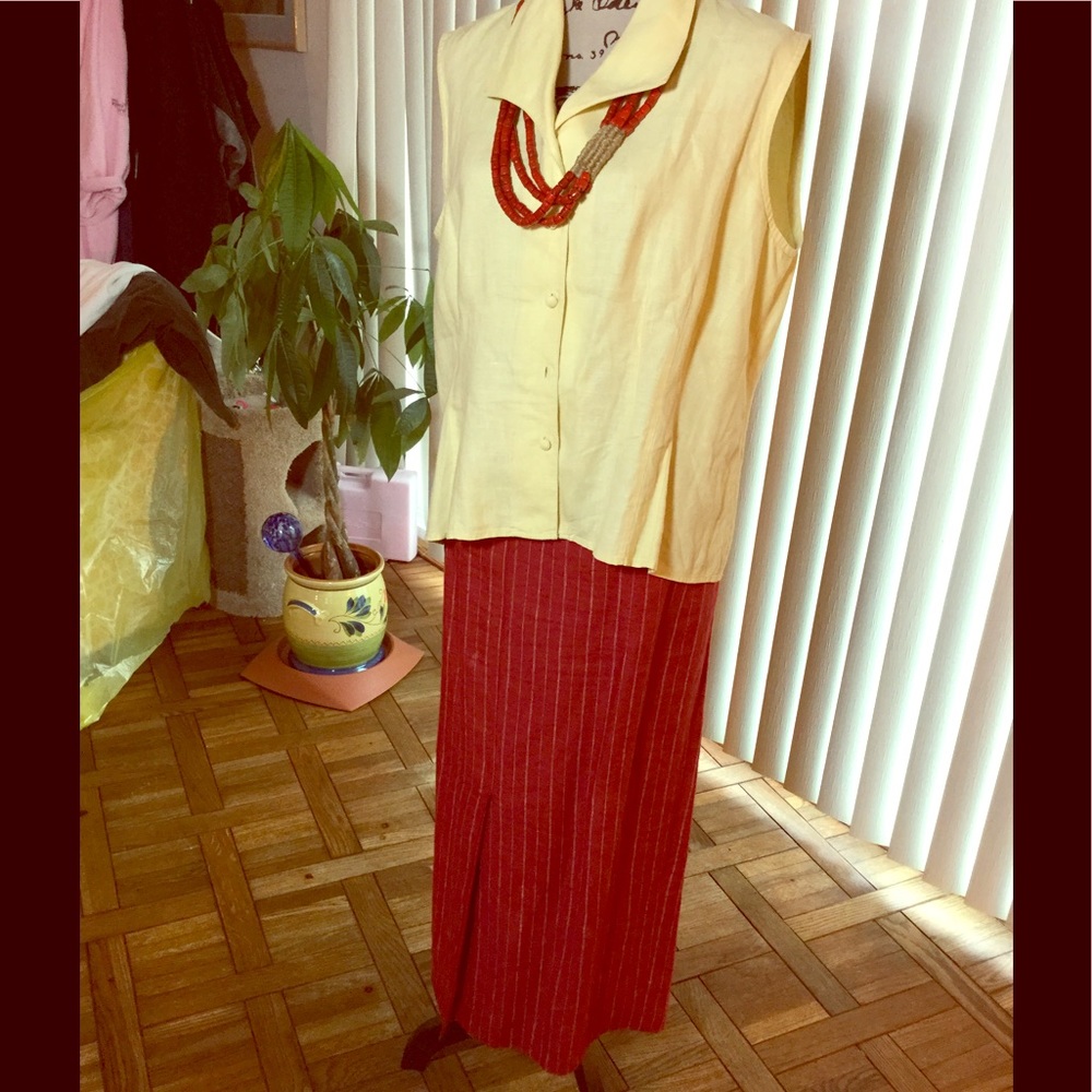 Skirt, Blouse Outfit