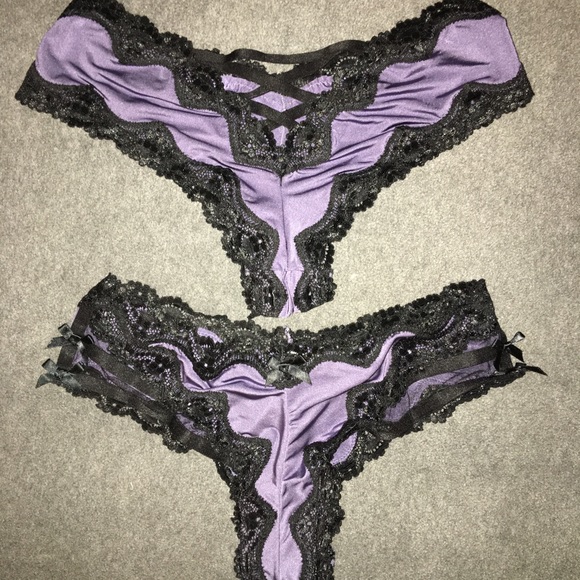 Victoria's Secret Other - ❣️SOLD❣️ BUNDLE OF TWO VS Matching Purple Panties