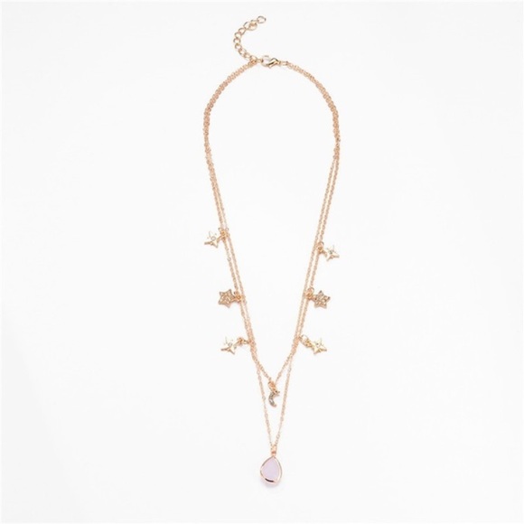 🌟 Pretty Star and moon double chain ⭐️ - Picture 7 of 9