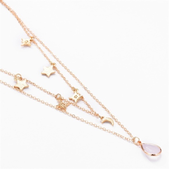 🌟 Pretty Star and moon double chain ⭐️ - Picture 8 of 9