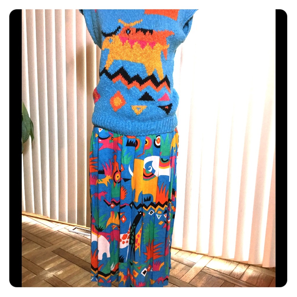 Skirt and Knit Top-Vintage...runs small