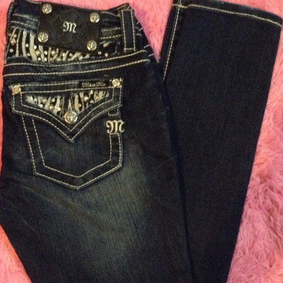 Miss Me Zebra Bling Skinny Jeans💞HP @partymk999 - Picture 2 of 8