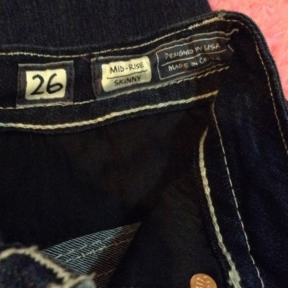 Miss Me Zebra Bling Skinny Jeans💞HP @partymk999 - Picture 7 of 8