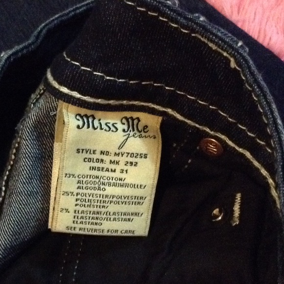 Miss Me Zebra Bling Skinny Jeans💞HP @partymk999 - Picture 8 of 8