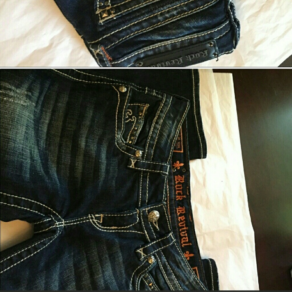 Rock rebival jeans capri.