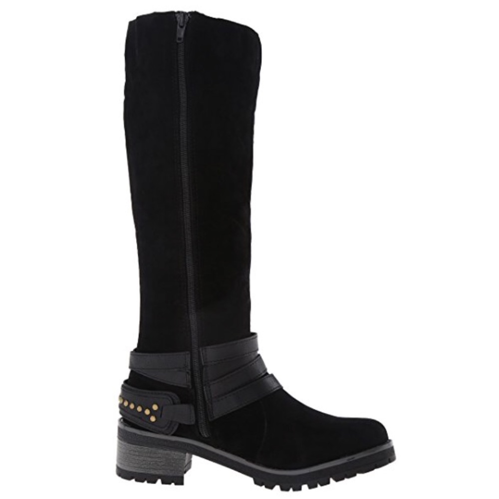 Black Rugged Sole Harness Boot - Picture 4 of 4