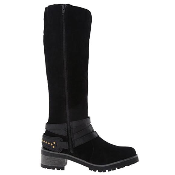 Black Rugged Sole Harness Boot - Picture 4 of 4