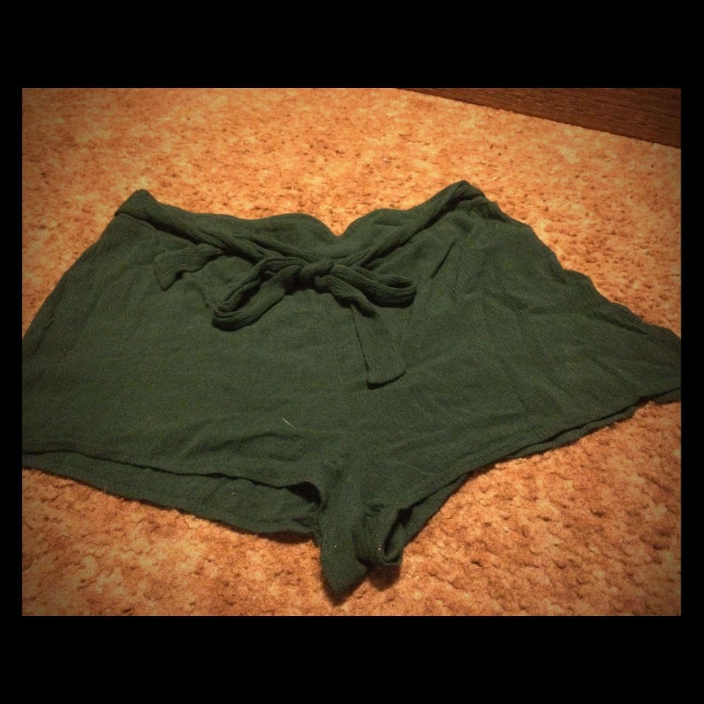 Green shorts