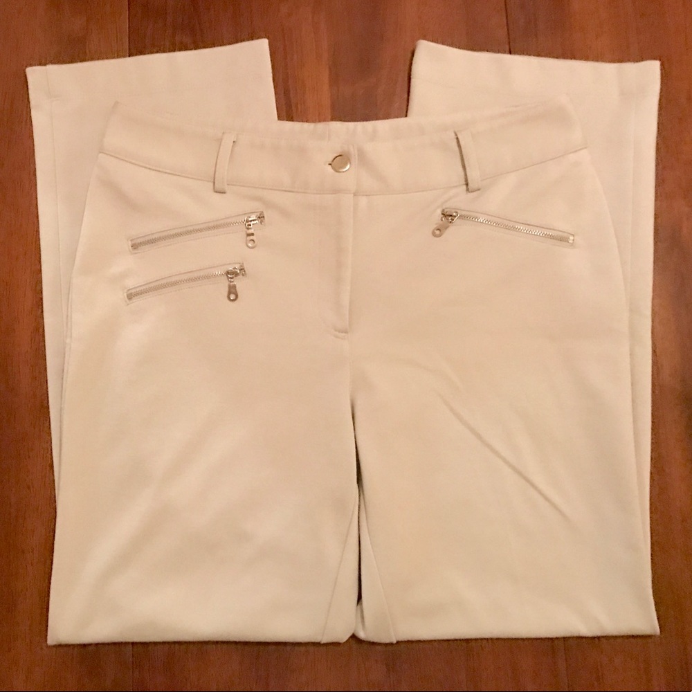 Zipper Embellished Pants