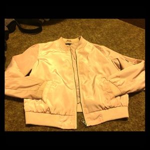 Pink bomber jacket