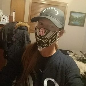 Wolf inspired Kandi mask🐺