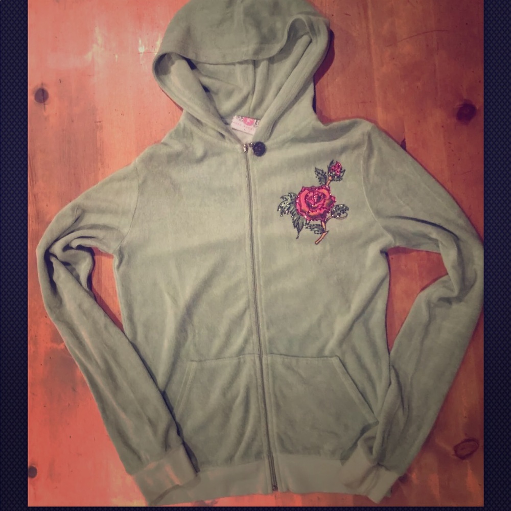 Ankh Royalty Mint Blinged Out Hoodie Large