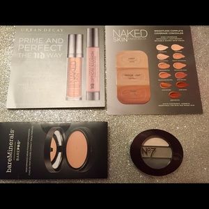 FREE Foundation Samples & Eyeshadow Trio W/ purch.